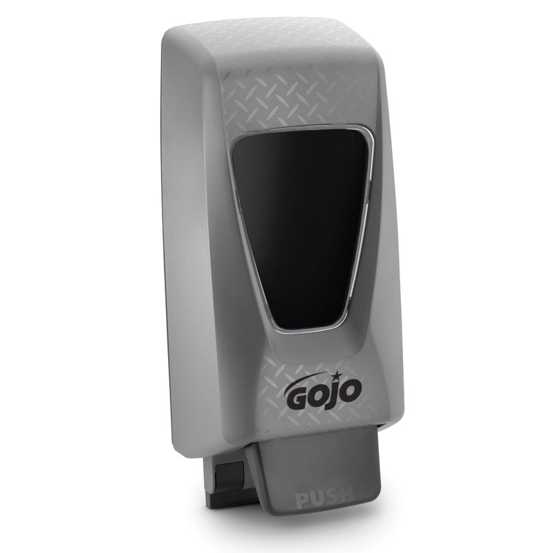 GOJO PRO TDX 2000 Push-Style Hand Soap Dispenser, Gray, for 2000 mL GOJO PRO TDX Heavy Hand Cleaner or Soap Refills (Pack of 1) - 7200-01 - Image 1